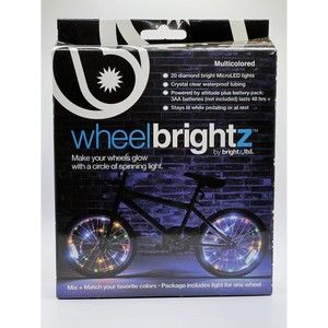 Brightz Bicycle Wheel Multicolored LED String Lights For 1 Bike Tire New in Box